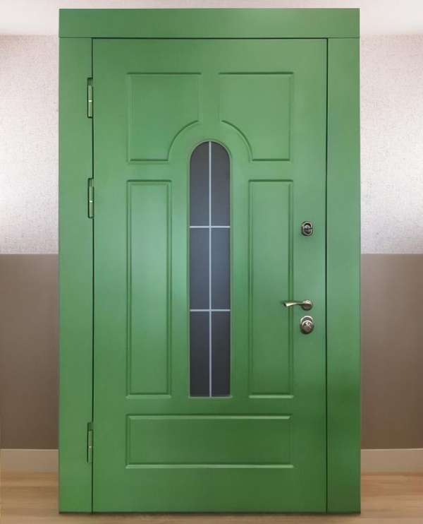 Зеленая со стеклом