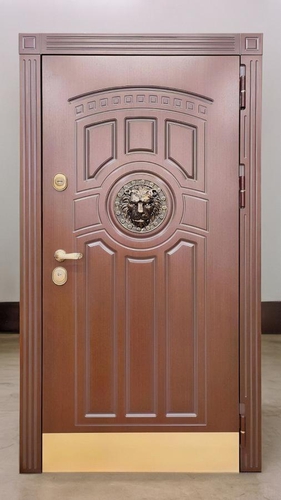 С декором лев и отбойником