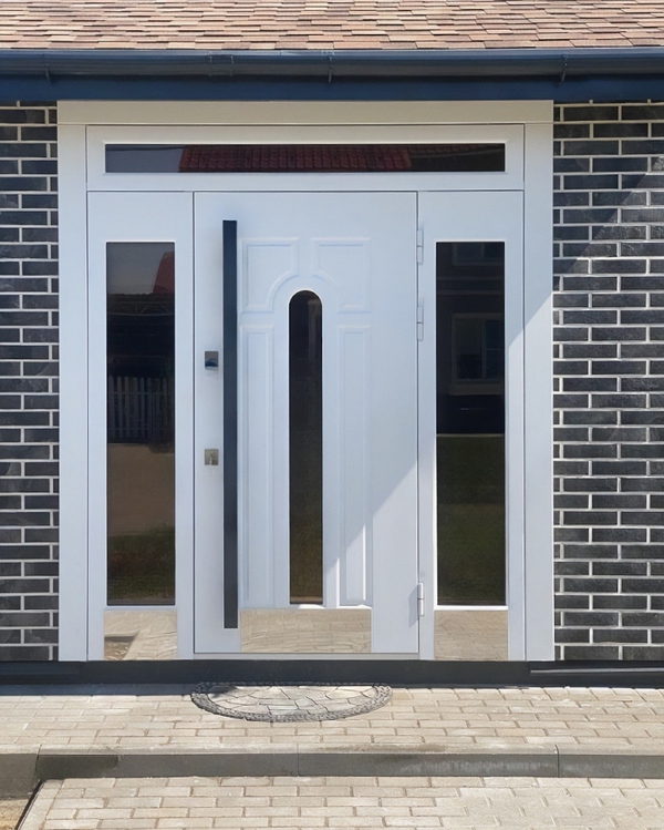 Белая с длинной ручкой