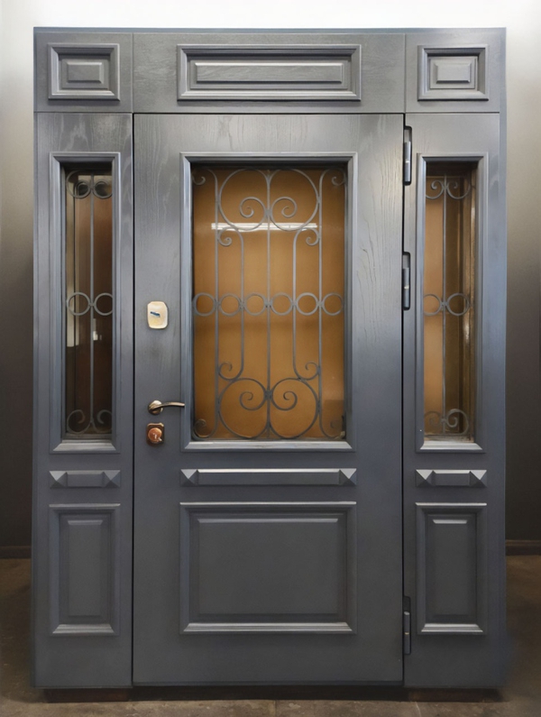 Входная группа со стеклом