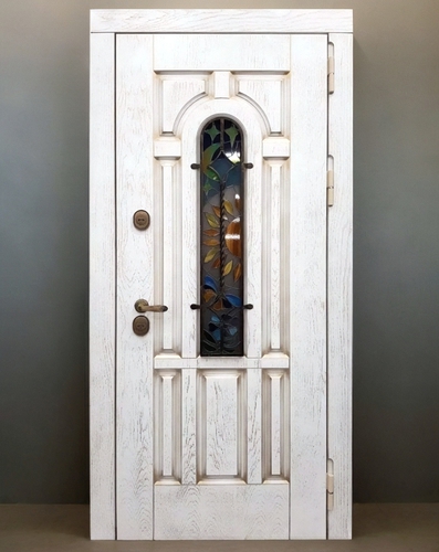 С витражным стеклом