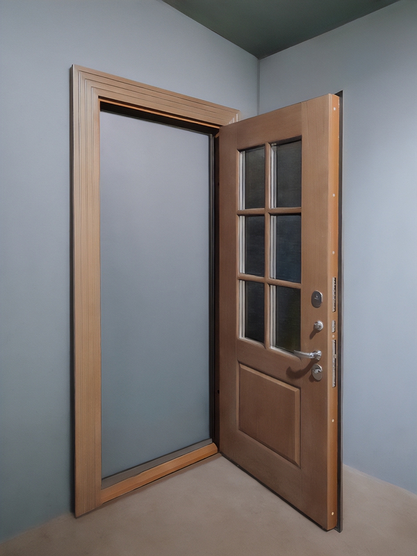 Дверь в открытом виде