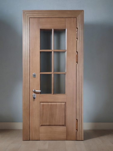 Остекленная дверь МДФ