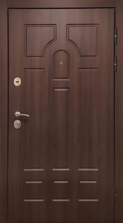Металлическая дверь с коричневыми плитами МДФ ПВХ для квартиры Металлическая дверь с коричневыми плитами МДФ ПВХ для квартиры