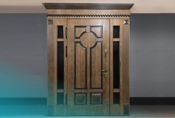 Двери с карнизом