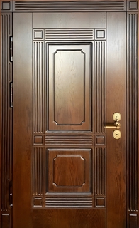 Стальная утепленная термодверь с панелями МДФ